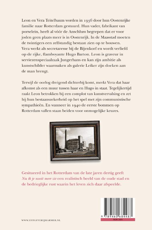 Achterkant van Nu ik je nooit meer zie