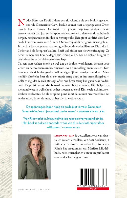 Achterkant van Sneeuwblind