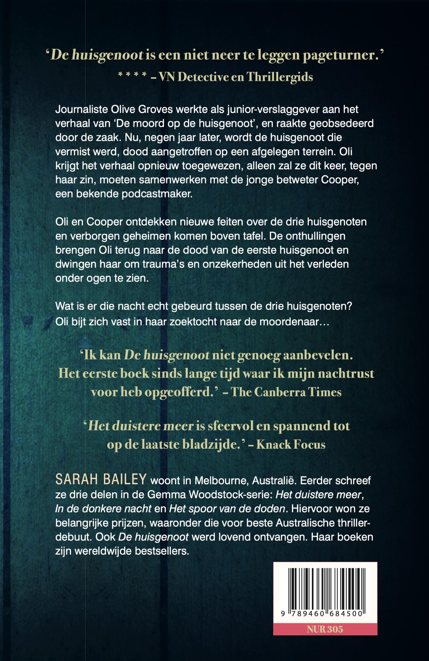 Achterkant van De huisgenoot