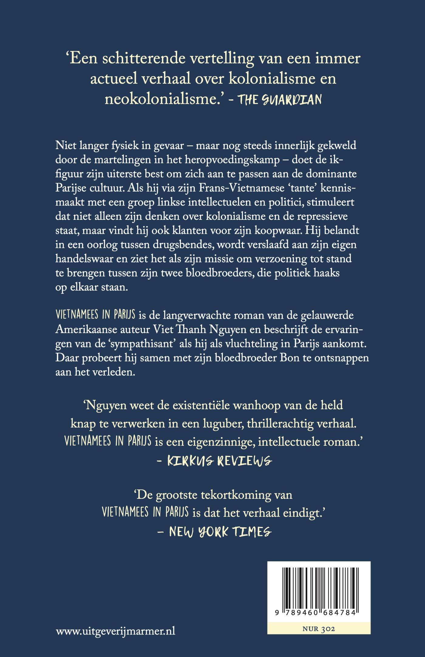 Achterkant van Vietnamees in Parijs