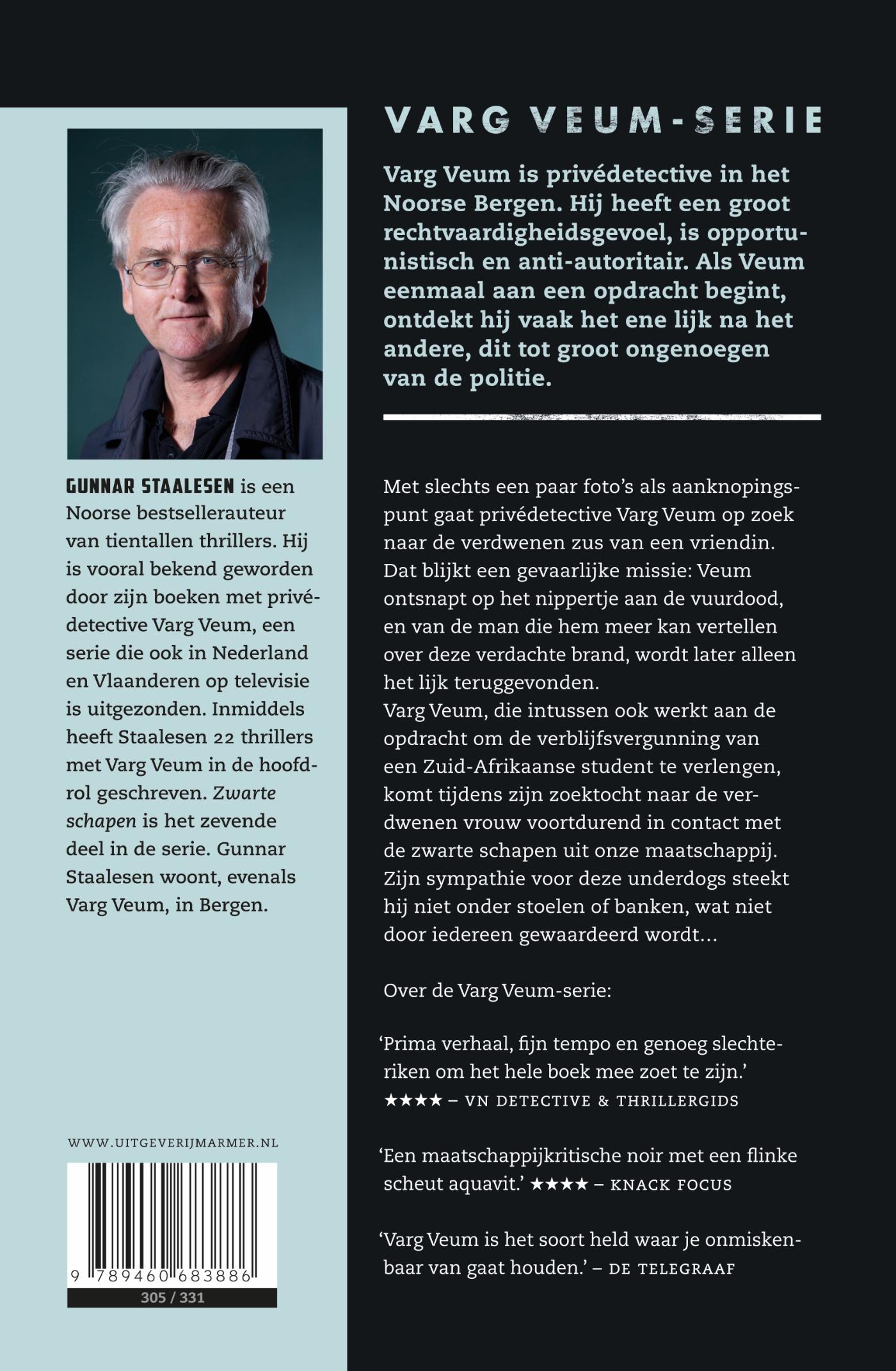 Achterkant van Zwarte schapen