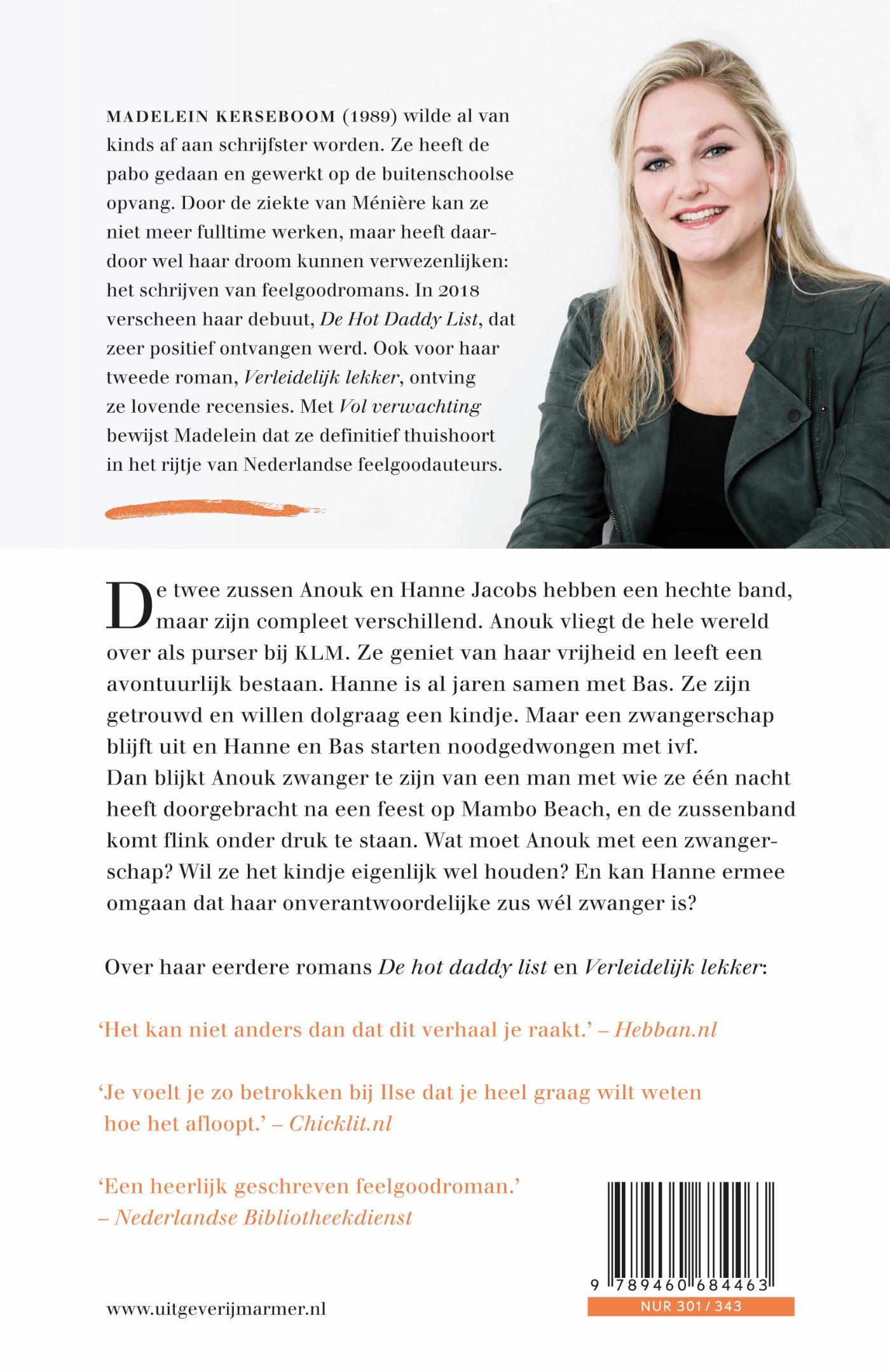 Achterkant van Vol verwachting