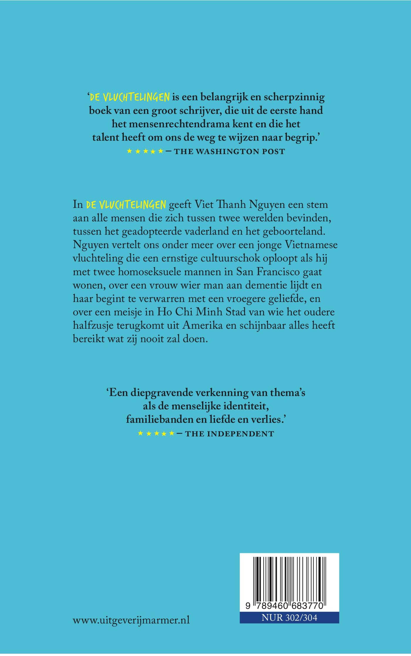 Achterkant van De vluchtelingen