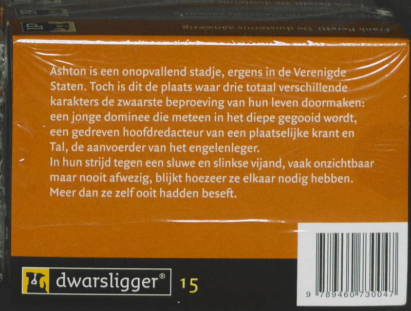 Achterkant van De duisternis aanwezig set 3 ex
