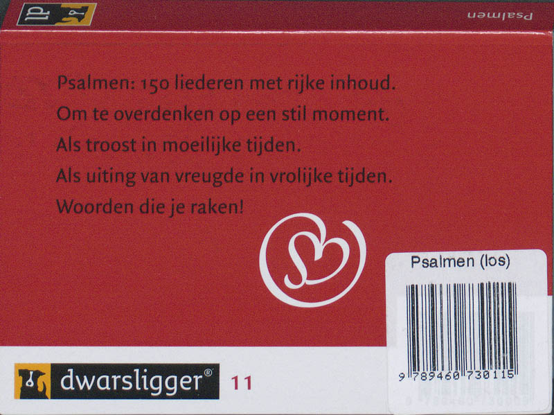 Achterkant van Psalmen