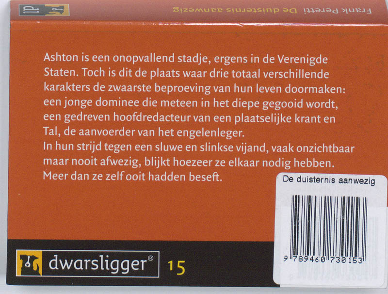 Achterkant van De duisternis aanwezig