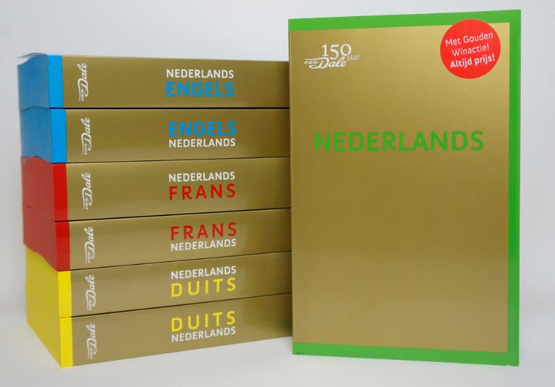 Achterkant van Van Dale pocketwoordenboek Nederlands-Engels