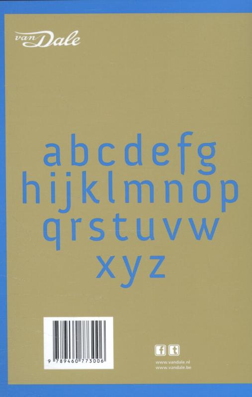 Achterkant van Van Dale Pocketwoordenboek Engels-Nederlands