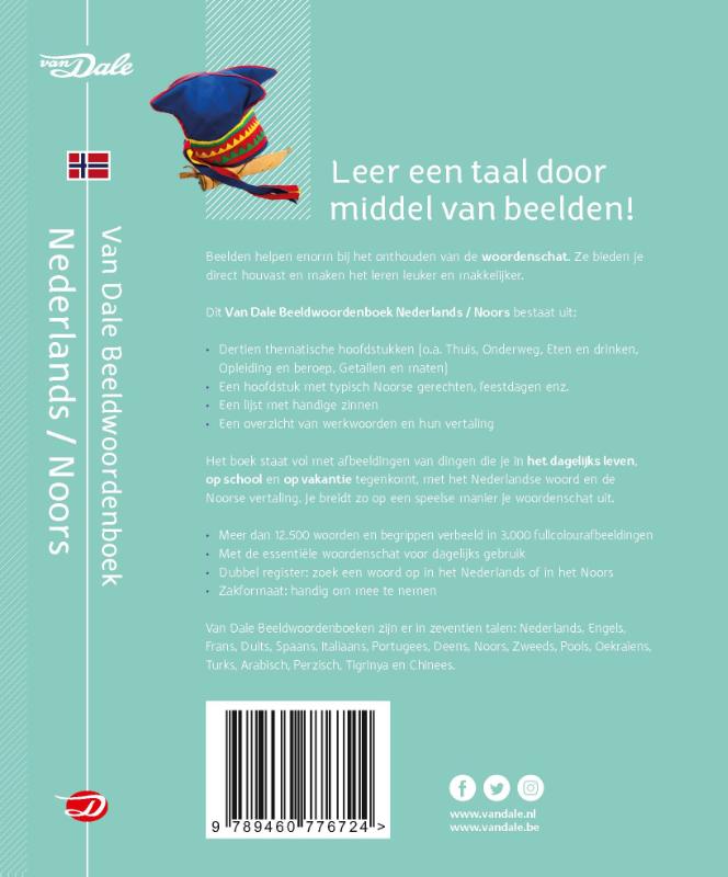Achterkant van Nederlands/Noors