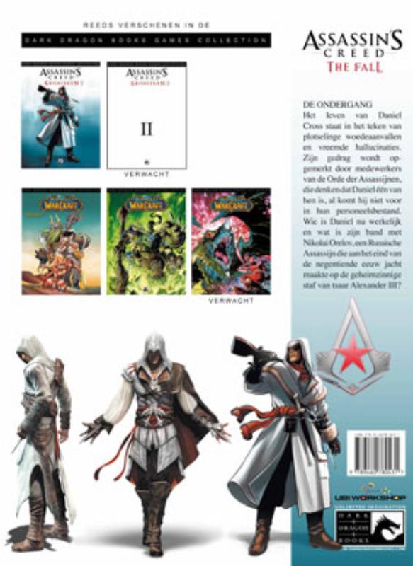 Achterkant van Assasin's Creed