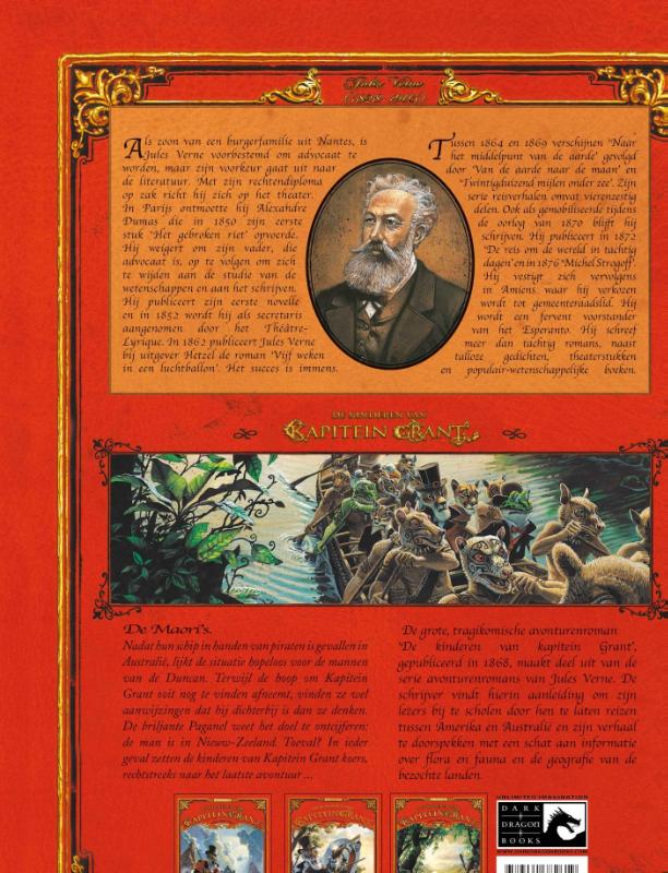 Achterkant van Naar Jules Verne