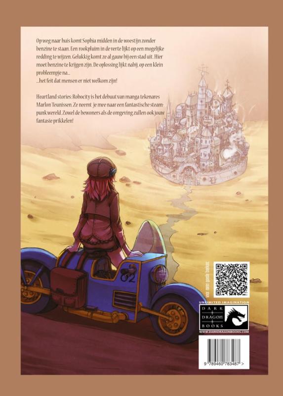 Achterkant van Robocity