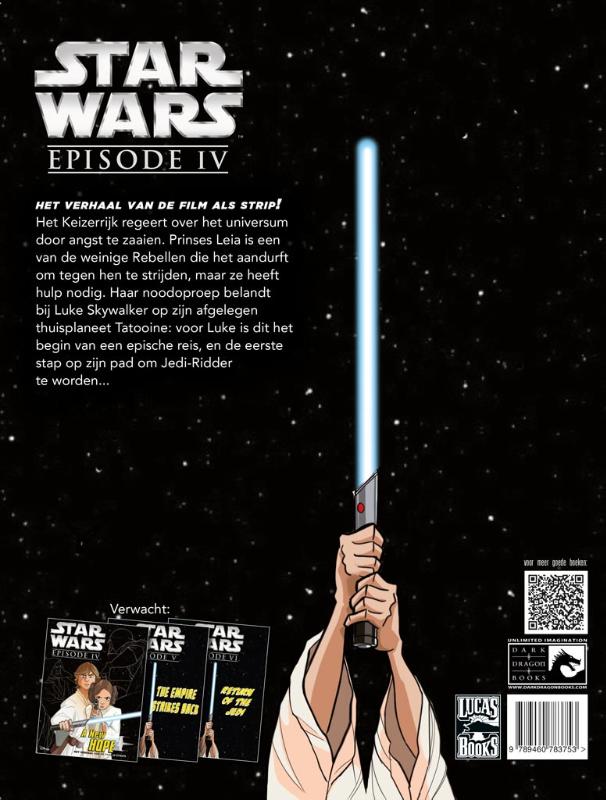 Achterkant van Star Wars