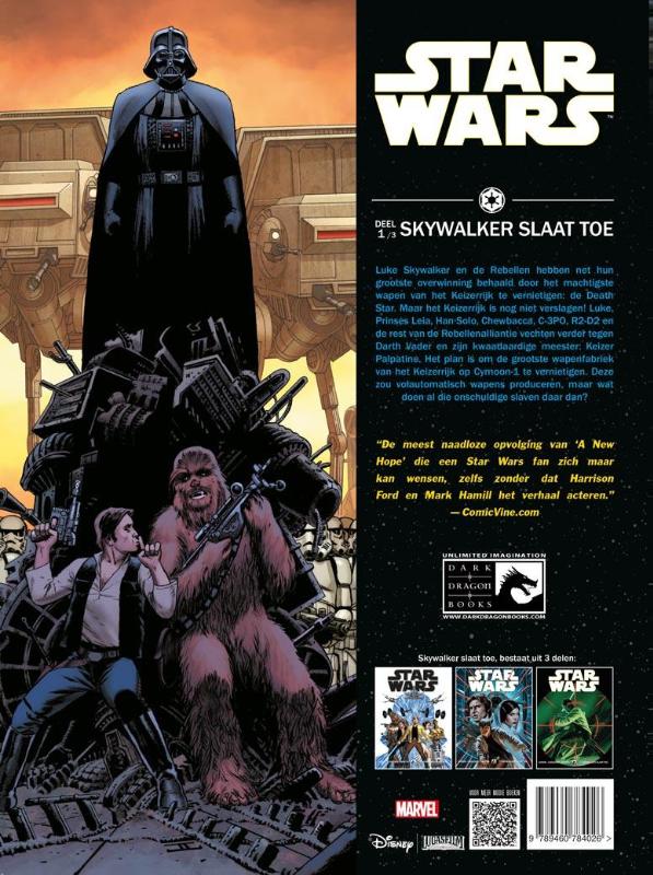 Achterkant van Skywalker slaat toe