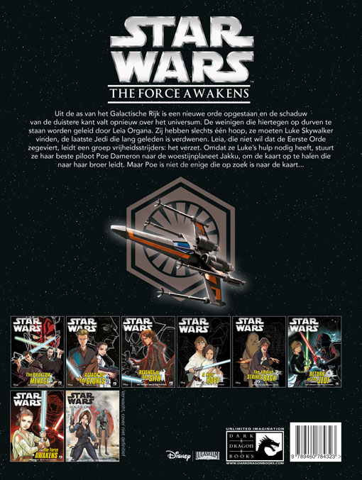Achterkant van The Force Awakens