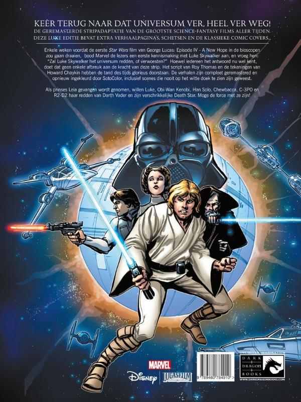 Achterkant van episode 4 a new hope