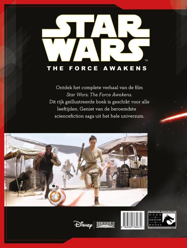 Achterkant van The force awakens