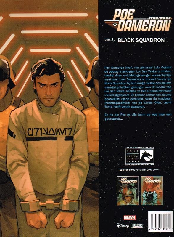 Achterkant van 1 Black Squadron