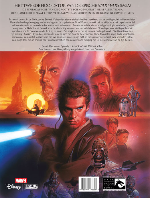 Achterkant van episode II