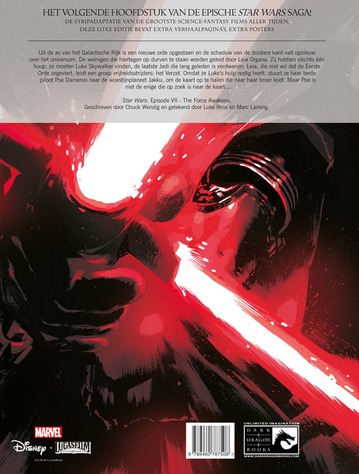 Achterkant van The Force Awakens