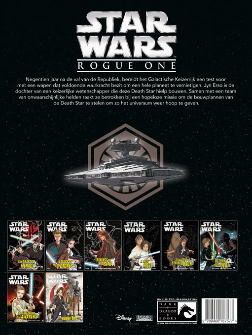 Achterkant van Rogue One