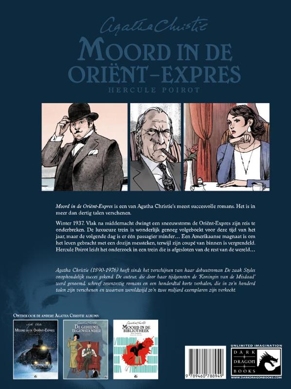 Achterkant van Hercule Poirot