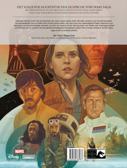 Achterkant van Rogue One