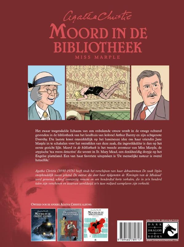 Achterkant van Miss Marple