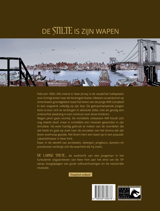 Achterkant van De Lange stilte