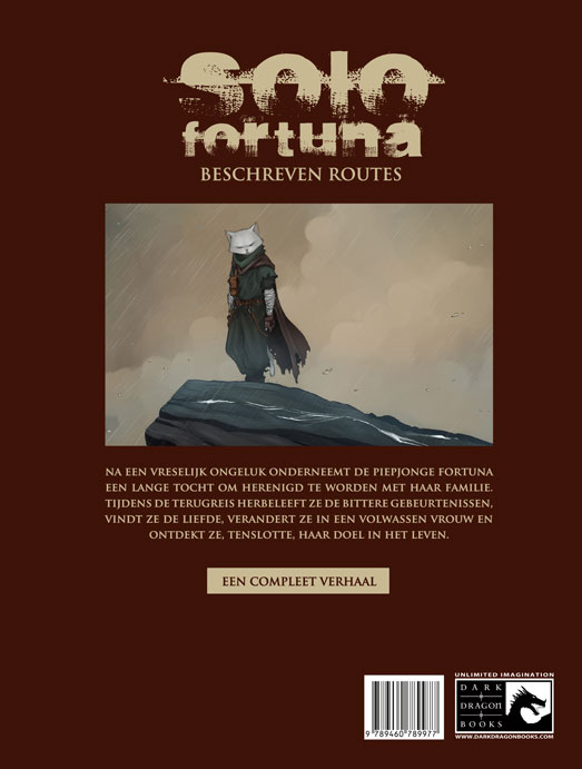 Achterkant van Solo Fortuna Beschreven blad