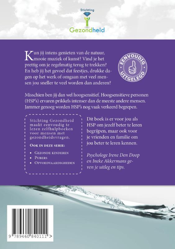 Achterkant van Hoogsensitiviteit