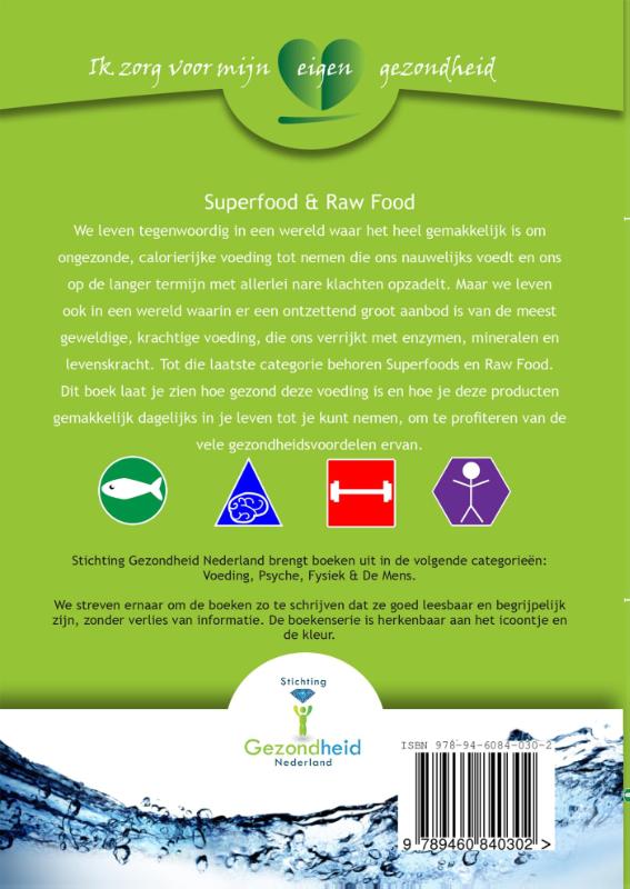 Achterkant van Superfood & rawfood