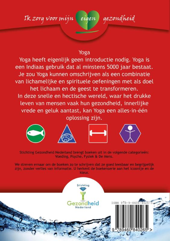 Achterkant van Yoga