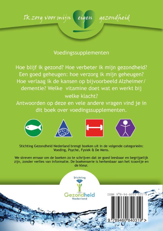 Achterkant van Voedingssupplementen