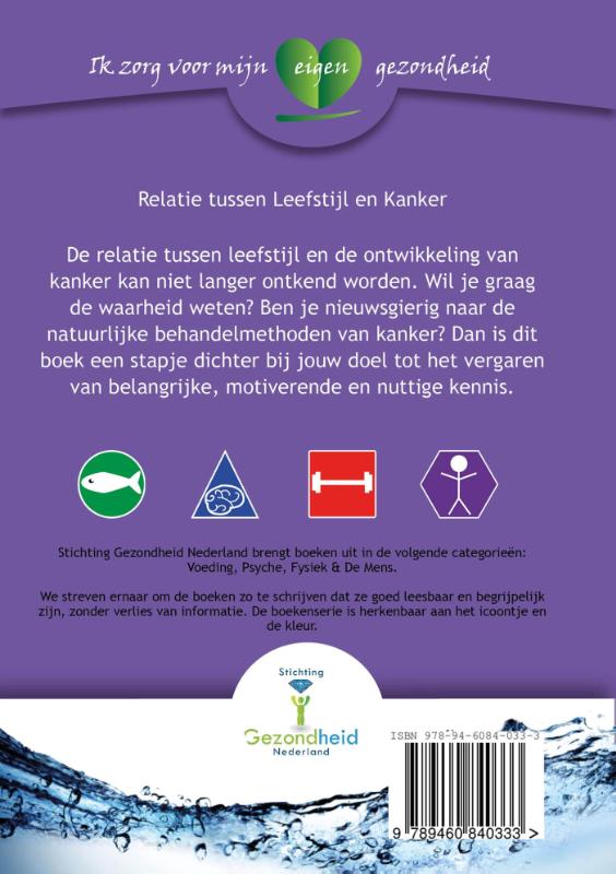 Achterkant van Relatie tussen leefstijl en kanker