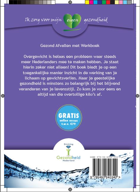 Achterkant van Gezond Afvallen