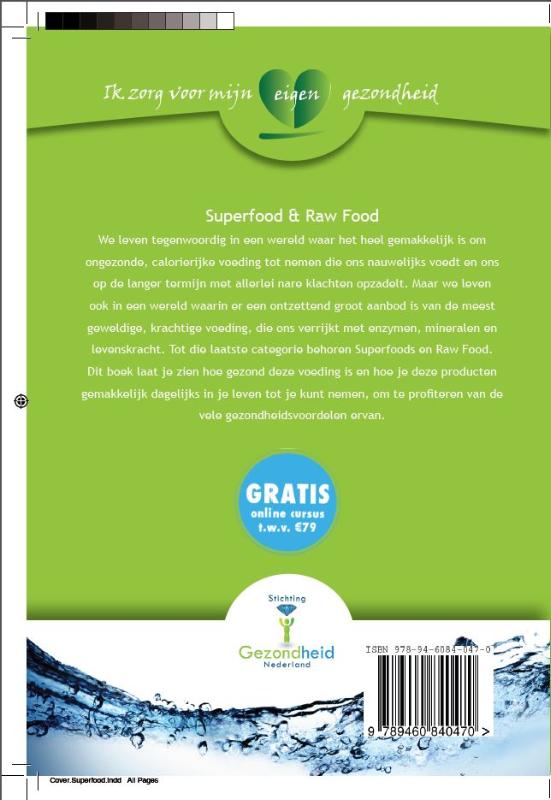 Achterkant van Superfood & Raw Food
