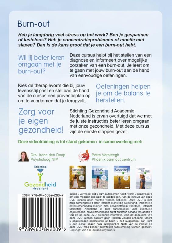 Achterkant van Burn-out
