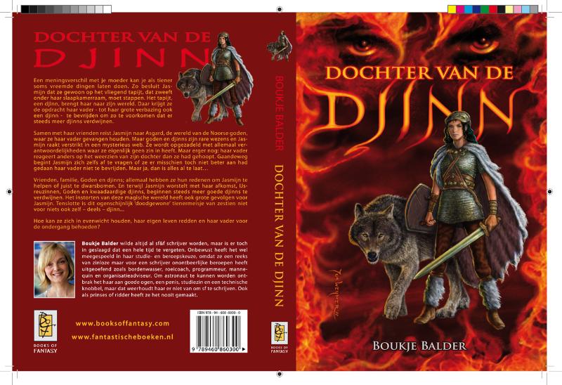 Achterkant van Dochter van de Djinn