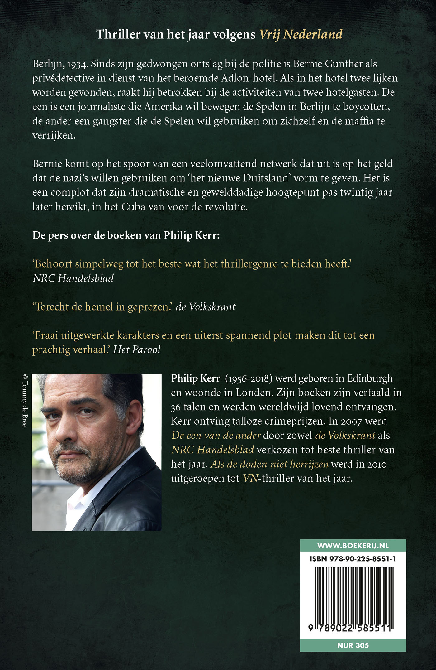 Achterkant van Als de doden niet herrijzen