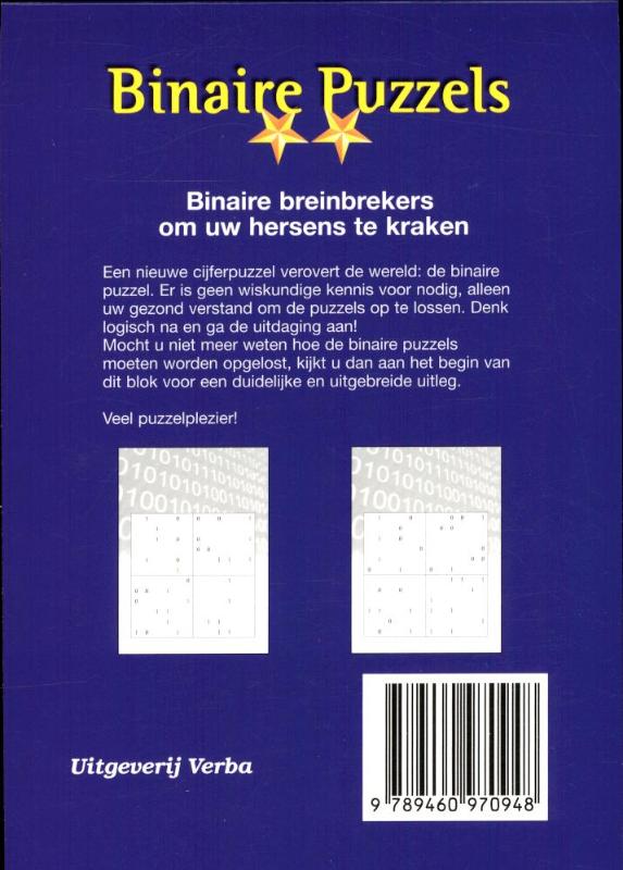Achterkant van 2 sterren