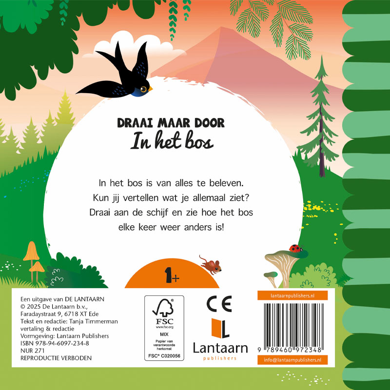Achterkant van Draai maar door - In het bos