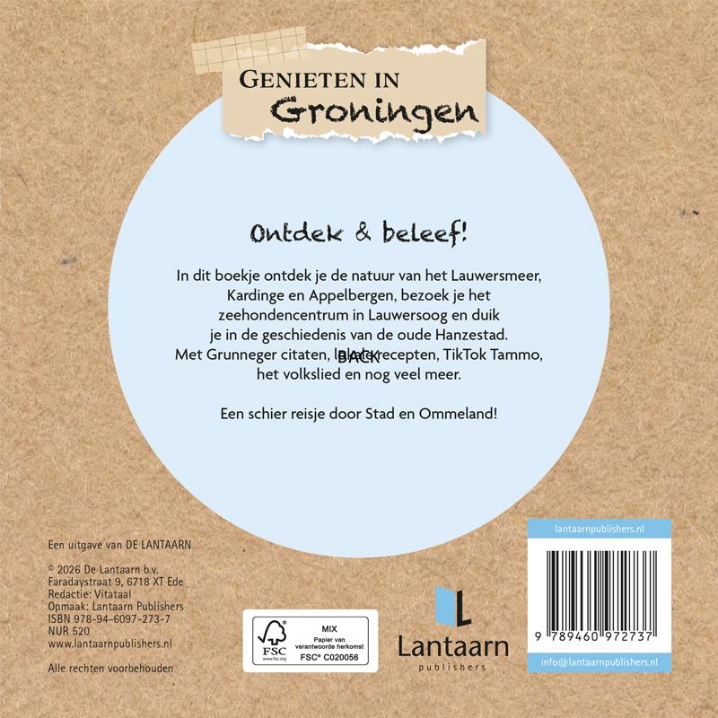 Achterkant van Genieten in Groningen