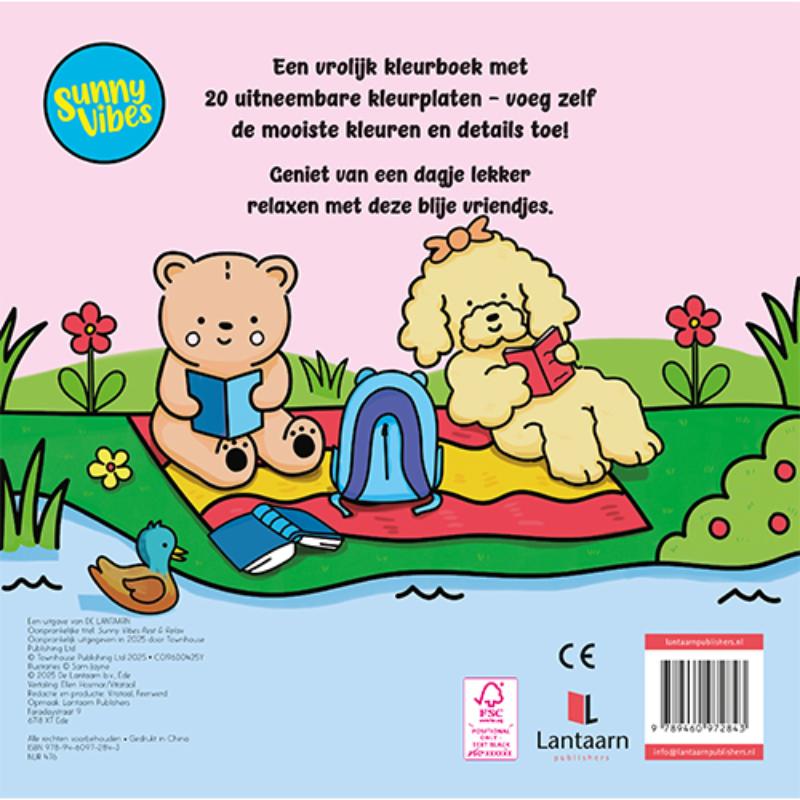Achterkant van Sunny vibes - Rest & relax