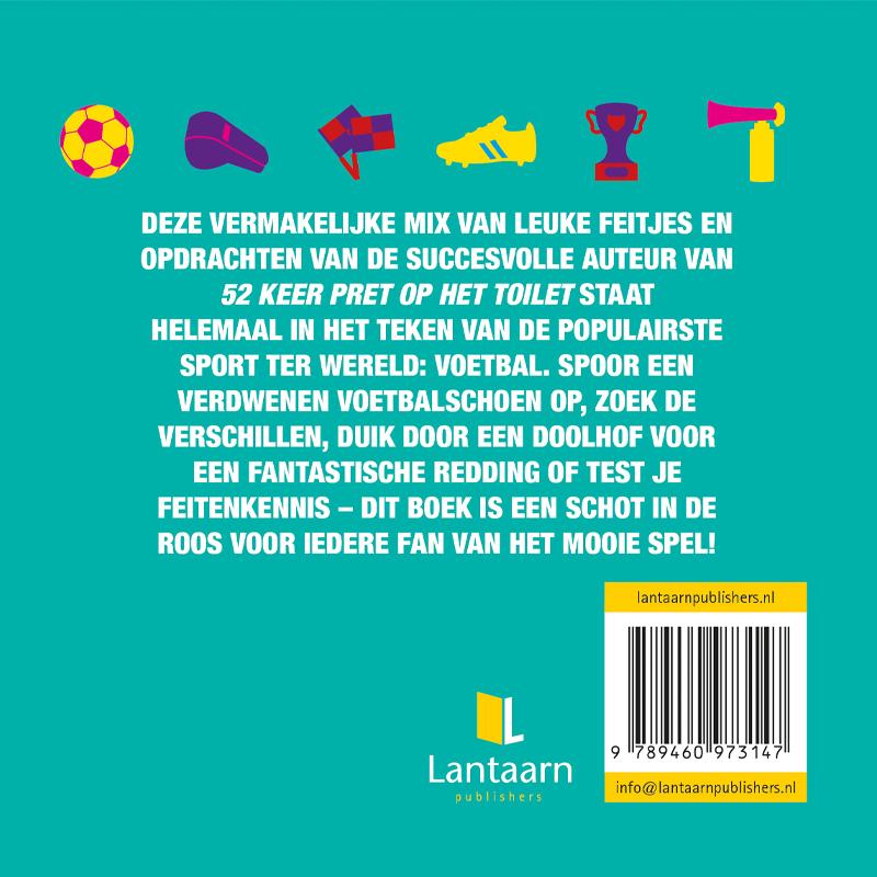 Achterkant van 52 keer pret op het toilet - Voetbal-editie