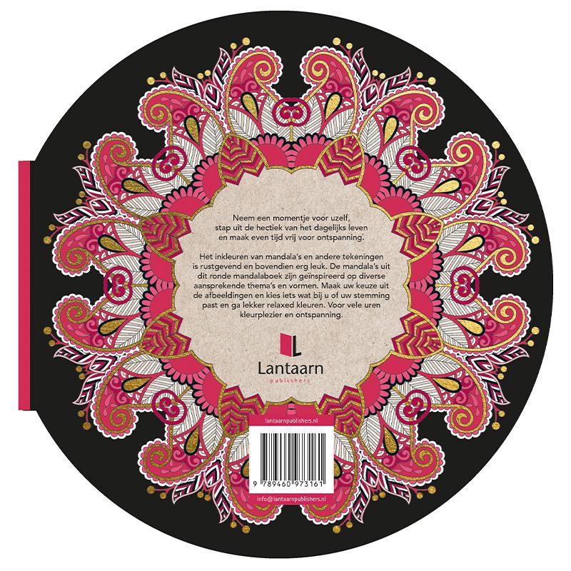 Achterkant van Mindful & relaxing mandala