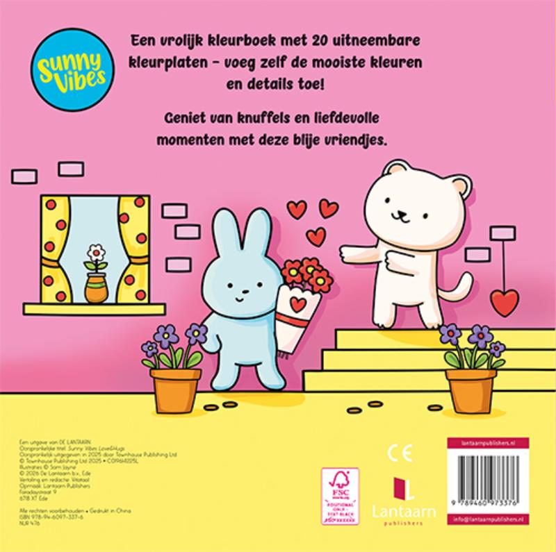 Achterkant van Sunny vibes - Love & hugs