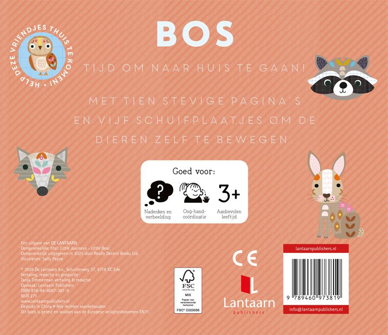 Achterkant van Lees en ontdek - Bos