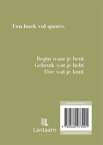 Achterkant van find your calm.