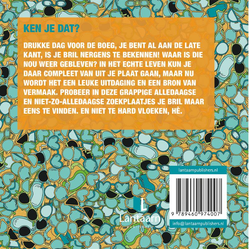 Achterkant van Waar de f*ck is mijn bril?!